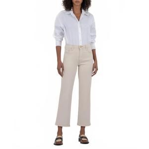 NEW KUT FROM THE KLOTH charolette high rise wide leg in ecru